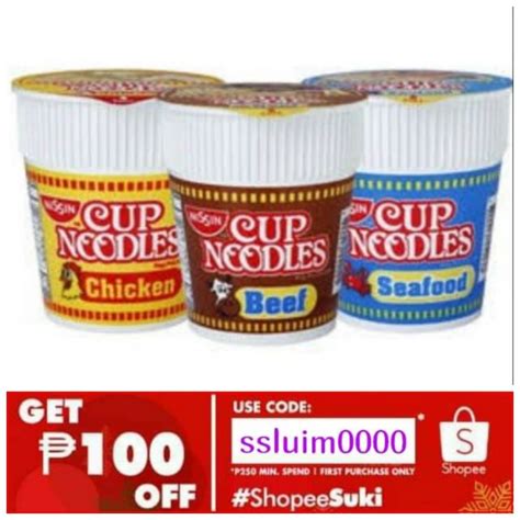 Nissin Cup Noodles 60grams Shopee Philippines