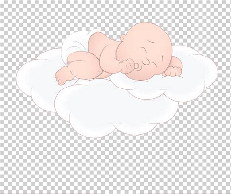 Descarga Gratis Bebés Durmiendo En Las Nubes Bebé Niño Dibujo A