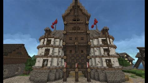 Minecraft residenz gedanken zentrum alter. Let´s Show Minecraft Mittelalter Lagerhaus/Speicherstadt ...