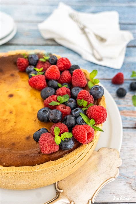 Zur jause, als geburtstagskuchen oder einfach so. Klassischer Käsekuchen | glutenfrei und laktosefrei ...