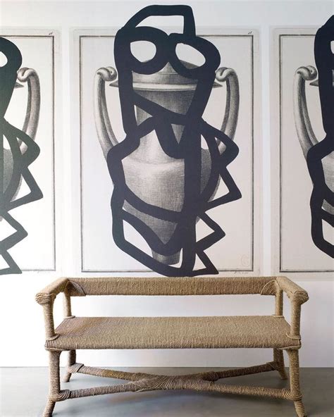 La Maison Pierre Frey on Instagram: “« Amphore 02 » panoramic wallpaper