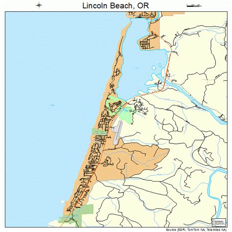 Visit this webpage to find out all the great amenities we have to offer! Lincoln Beach Oregon Street Map 4142550