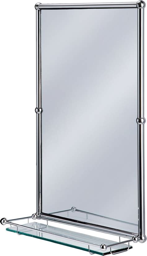 You might discovered one other chrome bathroom mirror light better design concepts. Burlington Bathrooms Chrome Rectangular Mirror with shelf ...