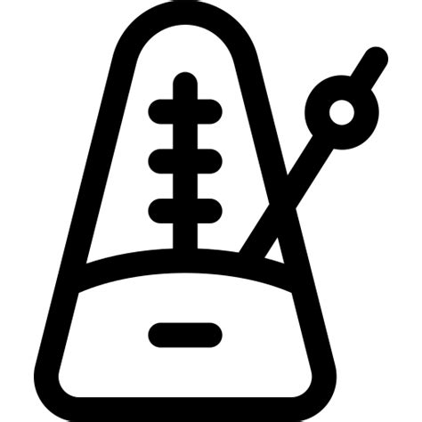 Metronome Basic Rounded Lineal Icon