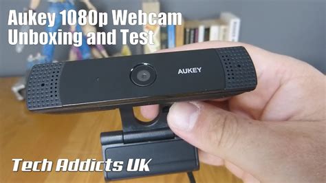 Aukey 1080p Webcam Unboxing And Test YouTube