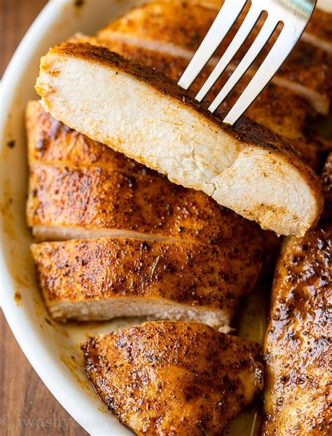 Juicy Oven Baked Chicken Breast Recipe I Wash You Dry