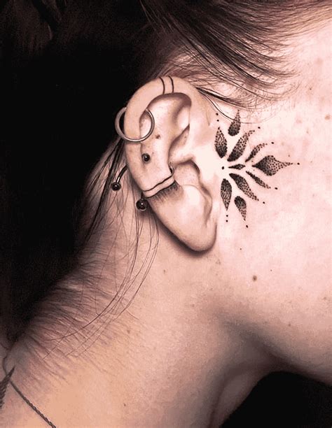 Ear Tattoo Design Images Ear Ink Design Ideas Chest Piece Tattoos
