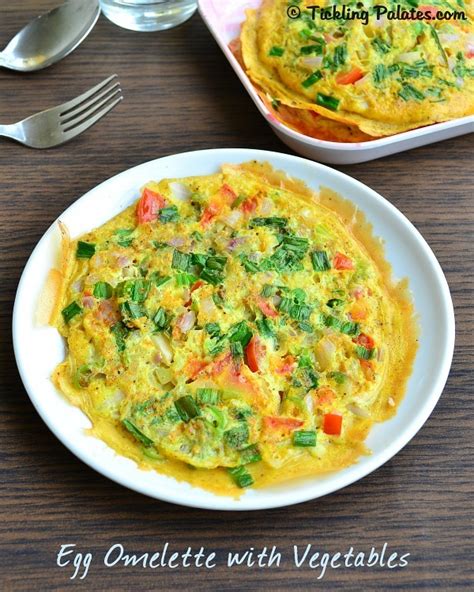 Chinese Egg Omelette Recipe Easy Breakfast Tickling Palates