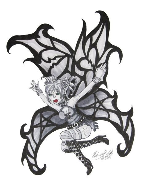 Gothic Fairy Fairy Drawings Dark Fairy