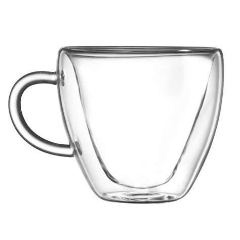 Handmade Glass Coffee Cup Double Band Handle Glass Coffee Mugs Glass Tea Cups Double Wall Glass