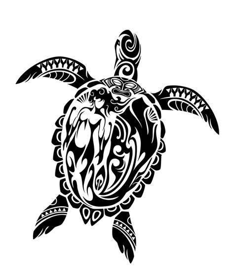 Beautiful Tribal Sea Turtle Tattoo Only Tribal