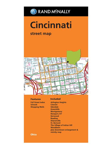 Kindle Online Pdf Rand Mcnally Folded Map Cincinnati Street Map Full