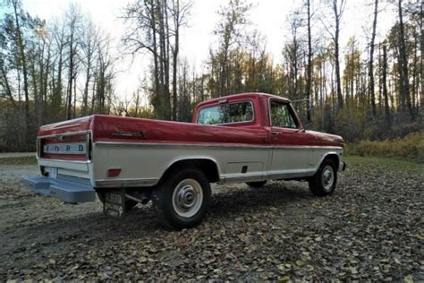 1968 Ford Ranger F250 Ranger Camper Special W Caveman Slide In Camper