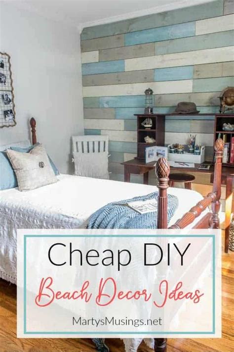 Inexpensive Diy Beach Decor Ideas And Small Bedroom Reveal With Images My Xxx Hot Girl