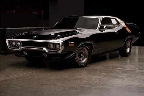 Plymouth Roadrunner Gt X 1971 Black A Car That Is More Than Awesome R Carporn