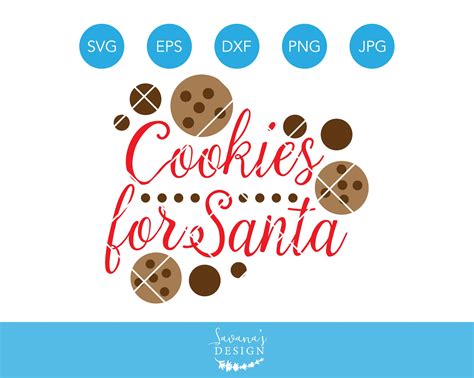 Cookies for Santa SVG Christmas SVG ~ Illustrations ~ Creative Market