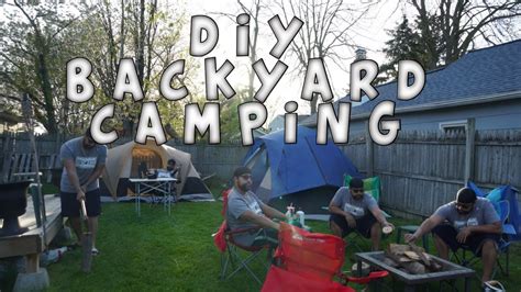 Diy Backyard Camping During Quarantine Vlog Youtube
