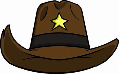 Sheriff Hat Cowboy Clipart Sombrero Transparent Clip