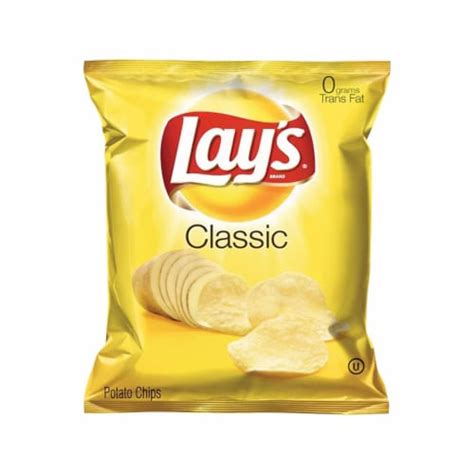 Lays Regular Potato Chips 15 Ounce 64 Per Pack 1 Each 64 15