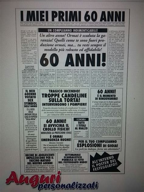 Tutte le frasi del giorno pubblicate su pensieriparole nel mese di ottobre 2020. 12 best 30 40 60 ANNI PRODOTTI ARTICOLI REGALO PER FESTE ...
