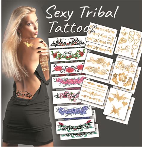 World’s Sexiest Temporary Tattoos Temporary Tattoo Factory New Tattoos Sexy Tribal Temporary