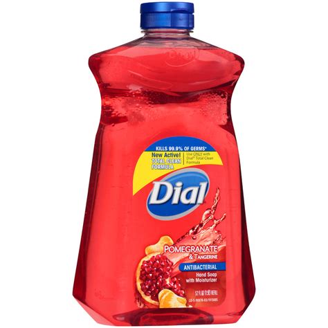 Dial Hand Soap With Moisturizer Antibacterial Pomegranate And Tangerine