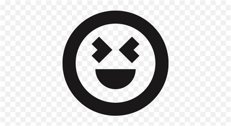 Emojis Emoticons Giddy Happy Joy Thick Lines Icon Emojiblack Emojis
