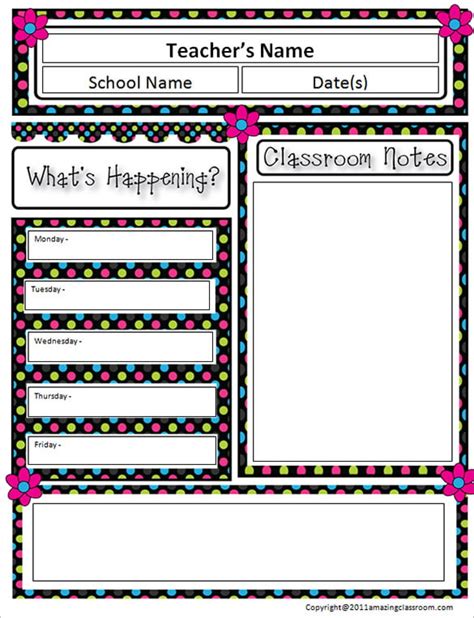 Free Printable Classroom Newsletter Template Printable Free Templates