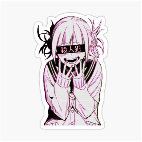 Toga Sticker By Kassv1019 Anime Stickers Cute Stickers Print Stickers