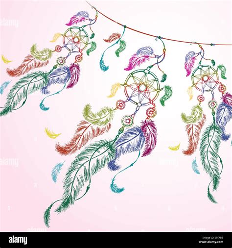 Vector Colorful Illustration Of Dream Catcher Stock Vector Image And Art