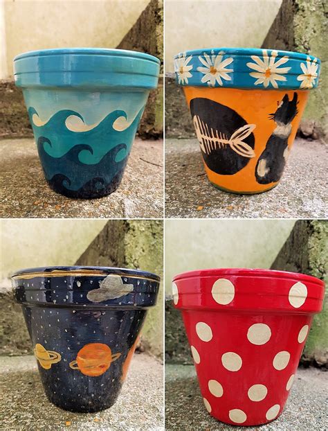 Painting Flower Pots With Acrylics Lawrence Art Supplies