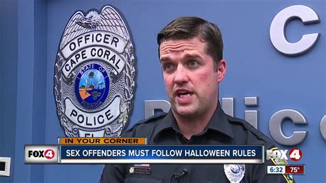 sex offenders must follow halloween rules youtube