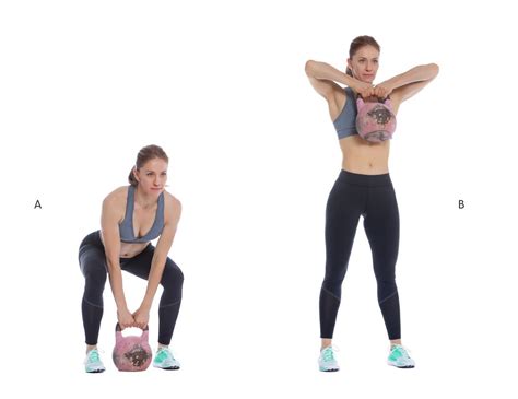 Kettlebells Exercices Avec Des Kettlebells Squat Avec Poids