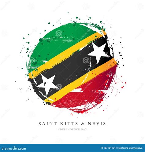 Bandeira De São Cristóvão E Névis