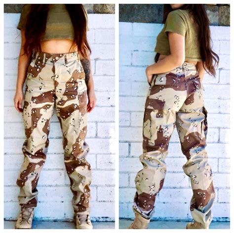 Vintage Desert Storm Camo Pants Military Surplus Baggy 90s Etsy Streetwear Fashion Pants