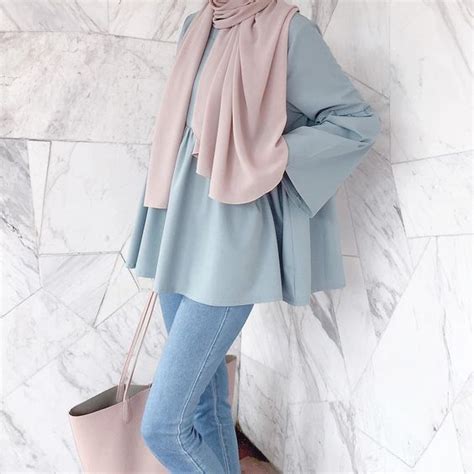 Trend Color Pastel Hijab Outfit Ideas Hijab
