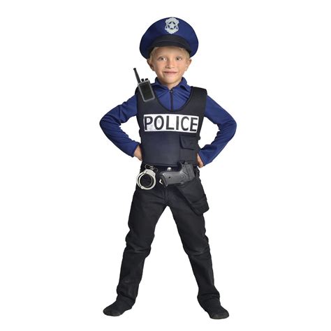 Traduction de policier en russe. PANOPLIE POLICIER 5/7 ANS BOITE - Déguisements policiers ...