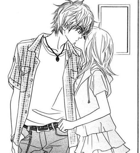 Couple Manga Couple Manga Coloriage Manga Couples Anime