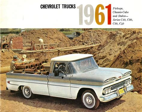 1961 Chevrolet Pickups Brochure