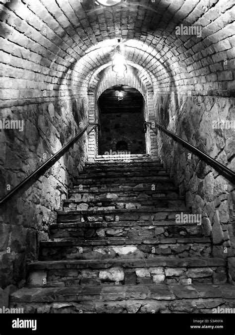 Creepy Stairway Black And White Stock Photos And Images Alamy