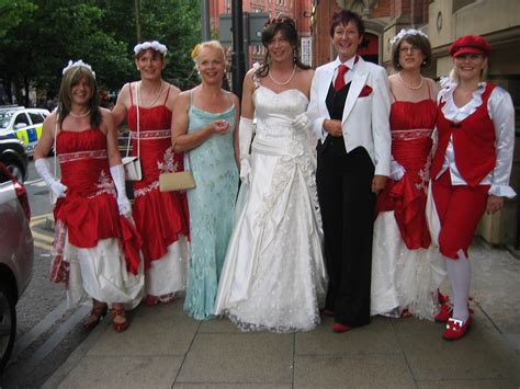 This Is A Wedding Party From The Sparkle The Transgender Bride On
