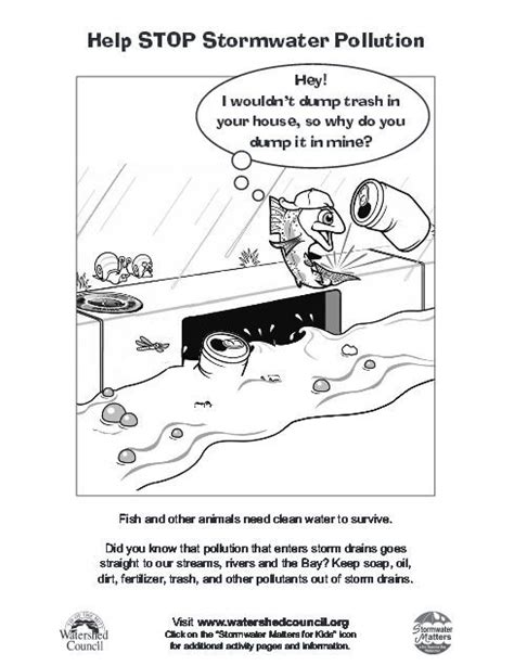 Turn off the faucet while you brush your teeth. Help stop stormwater pollution. | School fun, Pollution ...