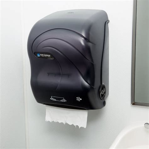 Buy paper hand towel dispenser and get the best deals at the lowest prices on ebay! San Jamar T7090TBK Simplicity Oceans Hands Free Paper ...