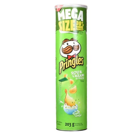 Pringles Mega Stack Sour Cream And Onion 203g Aone Supermarkets