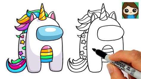 Discover (and save!) your own pins on pinterest How to Draw AMONG US Unicorn
