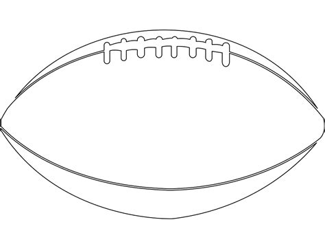American Football Ball Silhouette Free Vector Silhouettes
