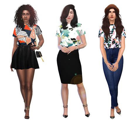 Graphic Tee By Thisisthem The Sims 4 Download Simsdomination