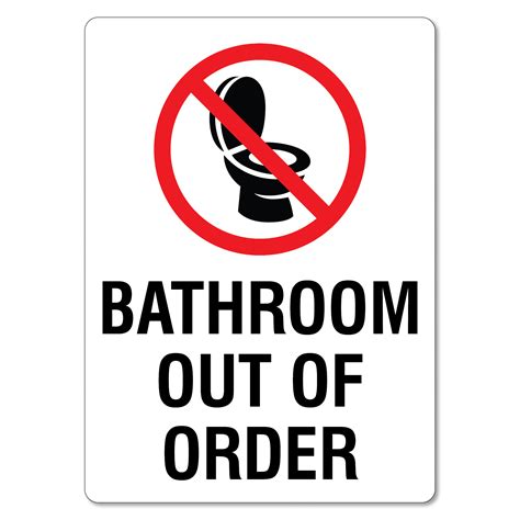Out Of Order Bathroom Sign Printable BATHROOM BHE