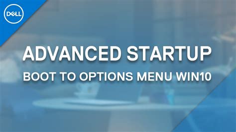 How To Boot To Advanced Startup Options In Windows 10 Official Dell