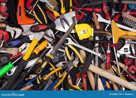 Miscellaneous Work Tools Stock Image Image Of Clamps 42401159